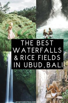 the best waterfalls and rice fields in ubud, bali