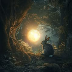 Rabbit Pictures: Bring Life to Educational Content Enchanted Animals, 5k Wallpaper, Rabbit Pictures, Moonlight Photography, Educational Content, Rabbit Art, Bunny Art, Nature Photographs, Woodland Creatures