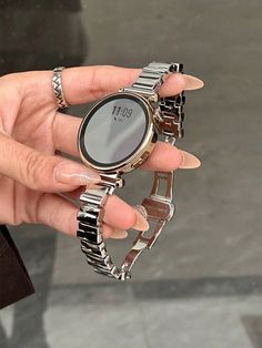 18mm 20mm 22mm Lrregular Metal Watch Strap - Stylish Replacement Band Silver    Zinc Alloy  Watch Accessories   Watch Accessories & Tools, size features are:Bust: ,Length: ,Sleeve Length: Active 2 Watch, Galaxy Watch 5 Pro, Galaxy Watch 5, Metal Watch, Watch Trends, Womens Wedding Dresses, Samsung Galaxy Watch, Smart Watches, Watch Accessories