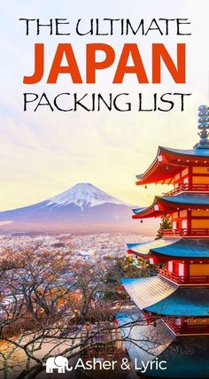 the ultimate guide to the ultimate japan packing list