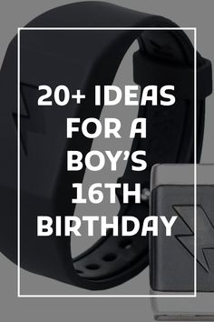 Buying a birthday gift for your teenage son can be difficult, which is why we’ve out together a list of ideas for a boy’s 16th birthday! Gifts For 16th Birthday Boy, Sweet 16 For Boys Ideas, Boys 16th Birthday Ideas Sons, 16th Boys Birthday Ideas, Boy 16th Birthday Ideas, 16th Birthday Gifts For Boys, 16th Birthday Cake For Boys, 16th Birthday Boy