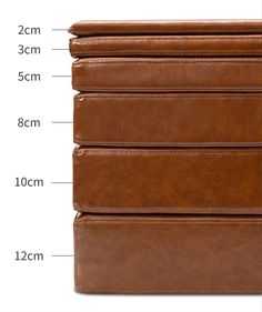 the size and width of a leather wallet