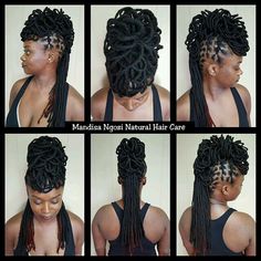 Loc Petal Styles, Birthday Behavior, Competition Hair, Shaved Hair Designs, Natural Hair Stylists