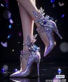 Disney Princess Shoes, Princess Heels, Futuristic Shoes, Glass Shoes