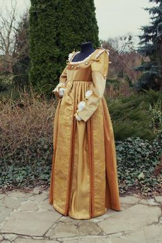 Hey, I found this really awesome Etsy listing at https://www.etsy.com/listing/990136768/renaissance-gown-gold-color-robe Regency Style Victorian Costume Dress For Medieval Festivals, Regency Style Medieval Dress For Costume Party, Regency Style Victorian Dress For Medieval Festivals, Regency Style Medieval Ball Gown, Victorian Medieval Dress For Costume Party, Victorian Medieval Dress For Costume Parties And Festivals, Regency Style Victorian Dress For Fancy Dress, Vintage Medieval Dress For Theater, Medieval Ball Gown Dress For Costume Party