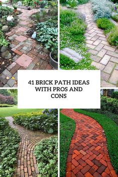 brick path ideas with pros and cons