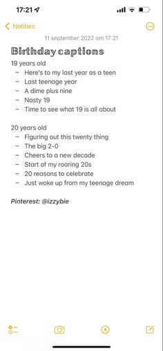 Birthday Captions | AI Caption Generator Captions For Your 20th Birthday, My 20th Birthday Captions, Age 20 Birthday Captions, Self Birthday Captions 19, Chapter 19 Birthday Caption, Funny 19th Birthday Captions, Happy 20th Birthday To Me Quotes, 19birthday Caption, Turning 19 Quotes