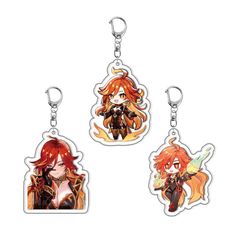 Anime Game Yuan Shen Mavuika Keychain Cartoon Character Fire God Role-playing Keychain Pendant Fan Jewelry, Key Accessories, Cosplay Characters, Acrylic Keychain, Chain Pendants, Xmas Gifts, Cosplay Anime, Cosplay Costume, Costume Accessories