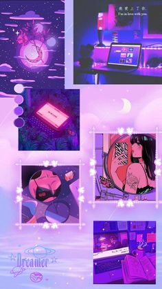 #stephaniepriscilla #3aminjupiter #pink #purple #aesthetic #chill #animegirl #lofi #moon #space #love #dreamer #planets #edit #picsart #background Purple And Red Wallpaper Aesthetic, Stephanie Priscilla Art Wallpaper, Purple Comic Aesthetic, Purple Japanese Aesthetic Wallpaper, Stephanie Priscilla Art, Stephanie Priscilla, Ipad Homescreen, Phone Quotes, Pink And Purple Trippy Aesthetic