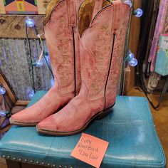 Rugged Country Boots. Sizes 6.5c And 7c Available Pink Leather Mid-calf Boots With Round Toe, Western Style High Heel Pink Boots, Casual Pink Snip Toe Boots, Pink High Heel Western Boots, Casual Pink Almond Toe Boots, Pink Square Toe Boots For Fall, Pink Medium Width Ankle Boots, Pink Western Boots With Wide Calf, Pink Western Wide Calf Boots