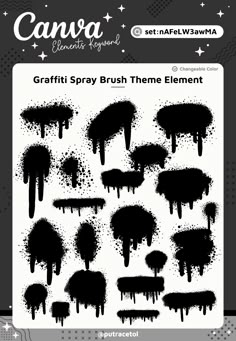 #GraffitiSprayBrush, #StreetArt, #UrbanArt, #GraffitiStyle, #SprayPaint, #BrushStrokes, #ExpressiveDesigns, #RawArt, #RebelliousStyle, #UrbanAesthetics, #CreativeExpressions, #StreetCulture, #ArtisticFlair, #BoldDesign, #GraffitiArtists, #SprayCanArt, #UrbanInspiration, #StreetStyle, #GraffitiArtist, #GraffitiCulture, #StreetCanvas, #ArtisticTechniques, #GraffitiInspired, #SprayPainting, #GraffitiLove, #UrbanVibes, #ColorfulDesigns, #GraffitiArtistry, #StreetArtLife, #GraffitiDesign Spray Paint Poster Design, Vintage Street Aesthetic, Graffiti Font Canva, Canva Graffiti Elements, Canva Wallpaper Ideas, Canva Gif, Spray Paint Aesthetic, Graffiti Design Ideas, Dynamic Lettering