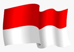 the red and white flag is waving in the wind, transparent png - free