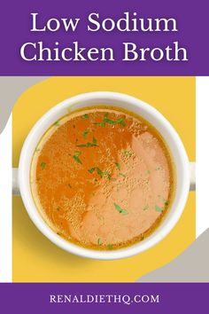 Making healthy and delicious meals doesn't have to be complicated or time consuming. Low sodium chicken broth is a great way to add flavor and nutrition to your diet , without spending hours in the kitchen.  And best of all, it's good for you! With its low sodium content and rich taste, you can feel good about serving your family this wholesome meal accompaniment. Let's look more closely at what makes this ingredient so special. Make Chicken Broth, No Sodium Foods, Dairy Free Breakfasts, Low Sodium Recipes, Broth Recipes, Low Sodium Chicken Broth