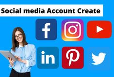 I will set up and optimize your all social media accounts and page Social Media Services, Everything Is Possible, Social Media Accounts, Social Media Marketing Services, Pinterest Account, A To Z, Marketing Services