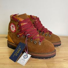 2018 Olympics Polo Ralph Lauren Team Usa Boots Mens 11 Brown Podium Nwt New With Tags Still Attached. No Box. Please See Photos For Additional Details. Lace Up Closure, Leather Lining. Thanks For Viewing Mens Shoes Streetwear, Aesthetic Shoes Men, Experimental Fashion, Shoe Hacks, Polo Boots, Polo Ralph Lauren Shoes, Ralph Lauren Boots, Black Men Fashion Urban, Spring Outfits Men