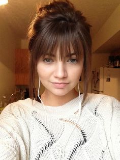 Franje Pony, Round Face Fringe, Cute Bangs, Mens Haircuts, Super Hair, Funky Hairstyles, Fringe Hairstyles, Long Hair With Bangs