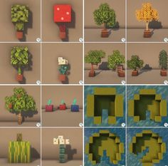 the different types of trees in minecraft