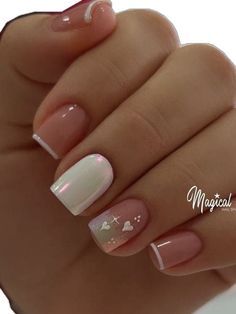 Capping Gel Uñas, Uñas Delicadas Y Sencillas, Capping Uñas, Ideas Para Uñas Cortas, Cute Nail Art Designs, Vacation Nails, Short Acrylic Nails Designs, Healthy Nails