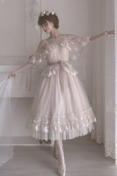 Debut Gowns, Shopping Link, Girls Dress Outfits, Classic Lolita, Trendy Shirt Designs, Japanese Dress, Pretty Prom Dresses, Fairytale Dress, Fairy Dress