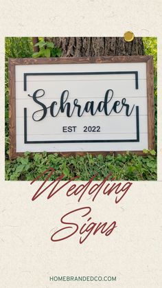 Large wood sign home décor for anniversary or wedding gift. Family last name farmhouse sign with couple’s name for your mantle over the fireplace Sign For Wedding, 3d Words, Custom Wood Signs, Custom Wood, White Painting, Wedding Signs