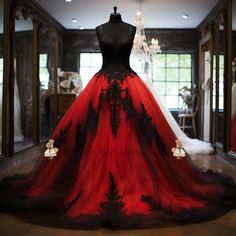 Maroon Brides Wedding Dress, Black And Red Ballgown Wedding Dress, White Wedding Dress With Wine And Black, Black And Red Ombre Wedding Dress, Red Ruby Diamonds Wedding Dress Scary, Quincenera Dresses Black And Red, Wedding Dress With Blood On It, Black Red Ombre Wedding Dress, Strapless Ball Gown Wedding Dress