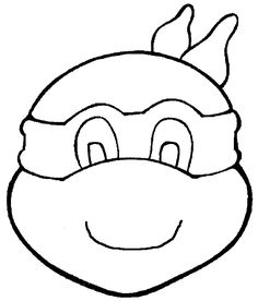 a black and white drawing of a monkey face with horns on it's head