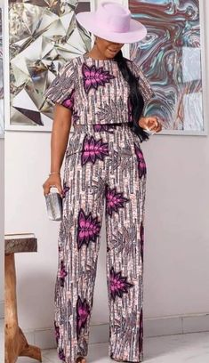 Ankara Jumpsuits For Women, African Pants Suit, African Pants, African Print Pants, African Print Jumpsuit, Pant Suits For Women, 2piece Outfits, African Print Dress Ankara, African Wear Dresses