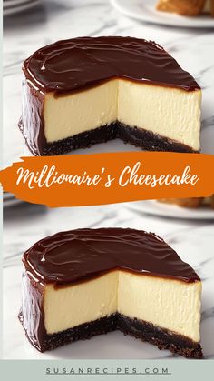 This isn’t just cheesecake—it’s Millionaire’s Cheesecake! A golden dessert that’s rich in flavor and pure bliss! 🥰✨ #DessertLuxe #MillionaireTreats #GoldenEats #CaramelLuxe #CheesecakePerfection #DessertAddict #TreatYourTastebuds #IndulgeInLuxury #SweetDreams #CaramelCheesecake Million Dollar Cheesecake, Millionaires Cheesecake Recipes, Millionaire Cheesecake Recipe, Millionaire Cheesecake, Custard Cheesecake, Millionaires Cheesecake, Luxury Desserts, Cinnamon Roll Desserts, Masterchef Recipes