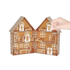 Gingerbread House Paper Toy DIY Paper Craft Kit Paper Toy Christmas Toy - Etsy