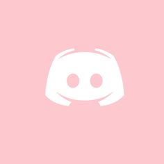 a pink background with two white faces on it