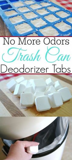 no more odors or trash can decoorizer tabs to keep your food fresh