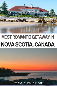 the most romantic getaway innovaa, canada with text overlaying it