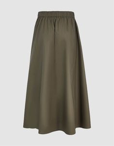 Category : Skirt


Thickness : Medium


Fit Type : Regular


Stretch Fabric : Slight Stretch


SPU : UWU530037


Fabric : 100% Cotton


Tips : wash with like colors,do not soak,steam ironing recommended,do not pull hard.



Product Measurement Units: CM



Size
S
M
L


Skirt Length
82.1
84
85.9


Waist
63
67
71 Casual A-line Voluminous Skirt, Casual Solid A-line Maxi Skirt, Casual A-line Skirt With Elastic Waistband, Casual Khaki Maxi Skirt For Spring, Plain Long Skirt For Summer, Casual Voluminous Pleated Flared Skirt, Solid Voluminous Skirt For Summer, Chic Green Cotton Maxi Skirt, Voluminous Solid Skirt For Summer