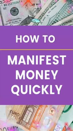 Money Affirmations Manifestation Money, Wealth Manifestation, Financial Abundance, Manifesting Wealth, Law Of Attraction Money, Money Magnet, Abundance Mindset, Quick Money, Attract Money