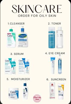 #skincare #skinhealth #cetaphil #cerveja Cetaphil Skincare Routine, Cerave Skincare, That Girl, Daily Facial Cleanser, Oily Skin Care Routine, Skin Care Routine Order