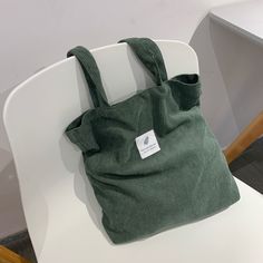 ShippingWorldwide?Express?Shipping Available Delivery time??7-15Days Fast Shipping Returns?Fast refund,?100% Money Back Guarantee. ? 30-day no-risk return policy Secure Payments?Via?CreditCard 100% brand new and high quality. ? Brand Name ?Mongw Shape ?Casual Tote Handbags Type ?Shoulder Bags Types of bags ?Shoulder Handbags Origin ?US(Origin) Main Material ?Corduroy Closure Type ?OPEN Hardness ?SOFT Exterior ?Open Pocket Style ?Fashion Lining Material ?Polyester Occasion ?Versatile Gender ?WOME Corduroy Bag, Tas Bahu, Green Tote, Grocery Tote, Reusable Shopping Bags, Casual Tote, Shopper Tote, Canvas Shoulder Bag, Shoulder Tote Bag