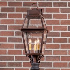 Independence Outdoor Post Light in Solid Antique Copper - 3