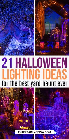 halloween lighting ideas for the best yard and lawn ever