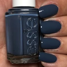 Dark Blue Nail, Dark Blue Nail Polish, Stars Nails, Nail Polish Hacks, Blue Nail Polish, Grayish Blue, Fall Nail Colors