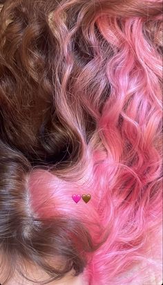 Glamorous Hair, Pink And Brown, Tone Hair