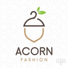 an acorn fashion logo with the word acorn on it