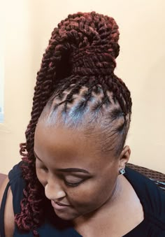 Updos For Long Locs Dreadlock Hairstyles, Braided Loc Ponytail, Extended Loc Ponytail, Barrel Updo Locs, Loc Updo Styles Long, Short Dreadlocks Hairstyles, Dreadlocks Hairstyle, Natural Hair Maintenance, Locks Hairstyles