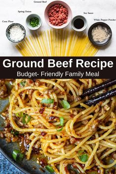 Quick beef recipes, Noodle recipes easy, Simple noodle recipes, Best noodle recipe, Quick noodle recipes, Easy pasta recipes, Beginner recipes, Dinner with ground beef, Ground beef recipes for dinner