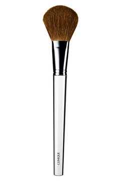 What it is: A softly tapered brush designed to deposit the right amount of powder blush on the apples of your cheeks and/or your cheekbones.What it does: It's perfect for highlighting your temples, the bridge of your nose and your chin. Unique antibacterial technology helps ensure the highest level of hygiene.- Allergy tested Clinique Blush, Branded Makeup, Makeup Brush Uses, Makeup Looks Natural Full Face, Natural Skincare Routine, Makeup Tips Foundation, Makeup Brushes Guide, Everyday Makeup Routine, Brushes Makeup