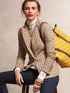 Talbots Fall 2022, Talbots Outfits, Talbots Fashion, Feminine Universe, Sloane Ranger, Stylish Fall Outfits, Woman Suit Fashion, Fall 2022, Fashion Images