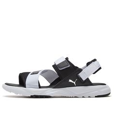 JS Trail SANDAL 372488-02 Blue Leather Sandals, Black And White Sandals, Business Casual Shoes, Mens Slides, Sport Sandals, Blue Sandals, Women Perfume, Mens Sandals, Stylish Sneakers