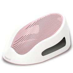 the speaker is pink and white