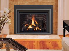 Astria Madison Park - 34 inch Direct-Vent Gas Insert NG fireplace Vented Gas Fireplace Insert, Gas Insert, Direct Vent Gas Fireplace, Masonry Fireplace, Gas Fireplace Insert, Ceramic Fiber, Fireplace Insert, Contemporary Fireplace, Crushed Glass