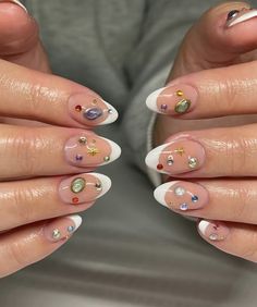 Nail Jewels, Nails Desing, Girls Nails, Cute Patterns Wallpaper, Pretty Acrylic Nails, Cute Pattern, Short Nails, Stylish Nails, Fun Nails