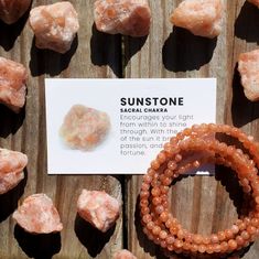 Wear this for passion and joy. This bracelet features sunstone which encourages your light from within to shine through. With the energy of the sun it brings joy, passion, and good fortune. INCLUDES:• (1) Orange Sunstone Bracelet made with 4mm beads (6.5-8")• Crystal Info Card Each bracelet is handmade with natural crystal beads. If you have any issues with the bracelet I'm happy to make adjustments for you, and I can make it in any custom size. Also, due to natural variations, the beads will be Sunstone Bracelet Ideas, Orange Crystal Bracelet For Healing, Spiritual Orange Crystal Bracelet For Healing, Leo Energy, Sunstone Bracelet, Orange Stone, Orange Crystals, Witchy Stuff, Brings Joy